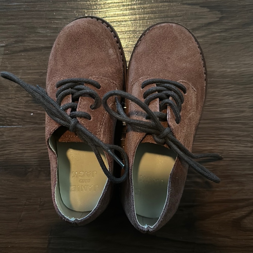 Jaine and Jack Brown Toddler Brown Suede shoes